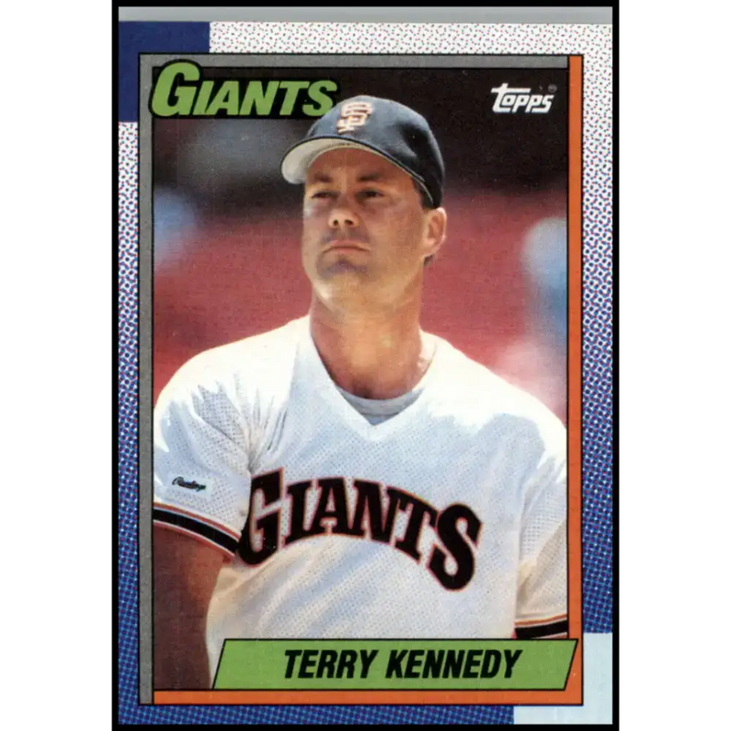 1990 Topps #372 Terry Kennedy NM-MT San Francisco Giants Baseball Card - Baseball Card Single