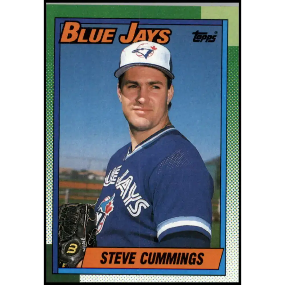 1990 Topps #374 Steve Cummings NM-MT RC Rookie Toronto Blue Jays Baseball Card - Baseball Card Single