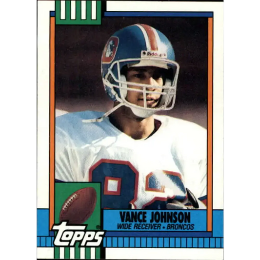1990 Topps #38 Vance Johnson EX Excellent Denver Broncos Football Card