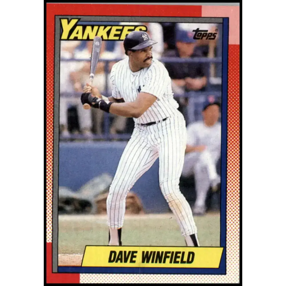 1990 Topps #380 Dave Winfield NM-MT New York Yankees Baseball Card - Baseball Card Single