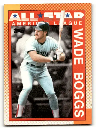 1990 Topps #387 Wade Boggs EX/NM Red Sox AS ID:56547 - Baseball Card Single