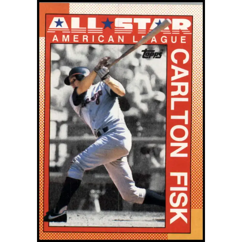 1990 Topps #392 Carlton Fisk AS NM-MT Chicago White Sox Baseball Card - Baseball Card Single
