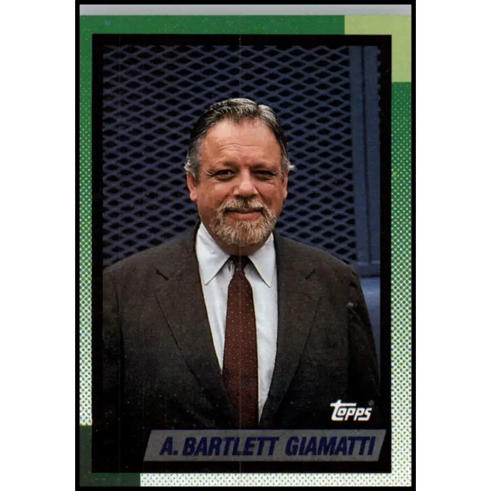 1990 Topps #396 Bart Giamatti NM-MT Baseball Card - Baseball Card Single