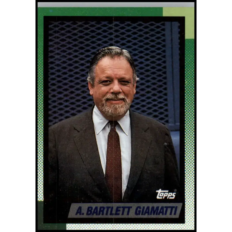 1990 Topps #396 Bart Giamatti NM-MT Baseball Card - Baseball Card Single
