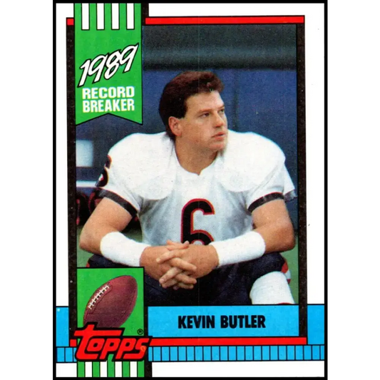 1990 Topps #4 Kevin Butler EX Excellent Chicago Bears Football Card