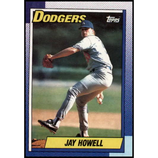 1990 Topps #40 Jay Howell NM-MT Los Angeles Dodgers Baseball Card - Baseball Card Single