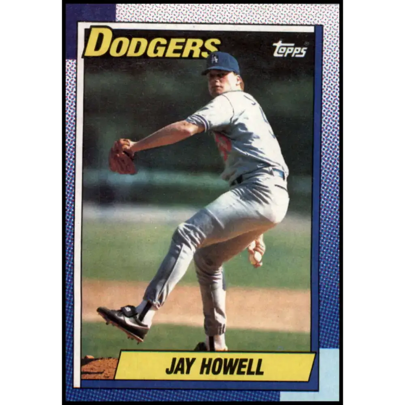 1990 Topps #40 Jay Howell NM-MT Los Angeles Dodgers Baseball Card - Baseball Card Single