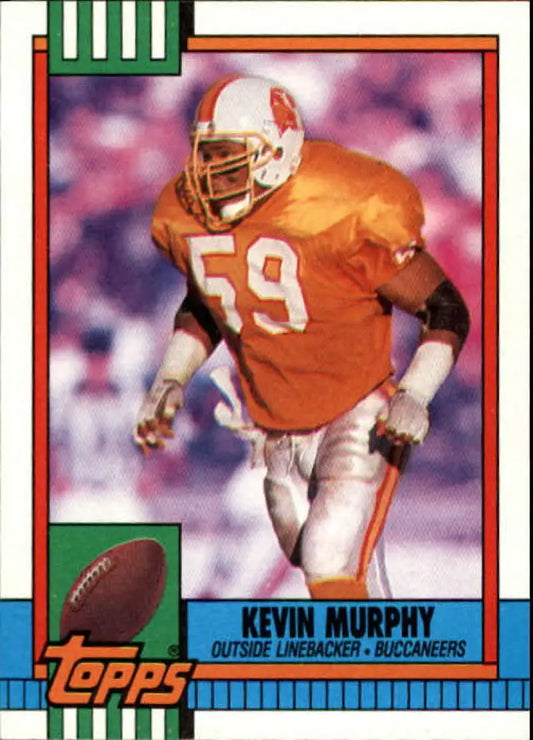 1990 Topps #400 Kevin Murphy EX Excellent Tampa Bay Buccaneers Football Card