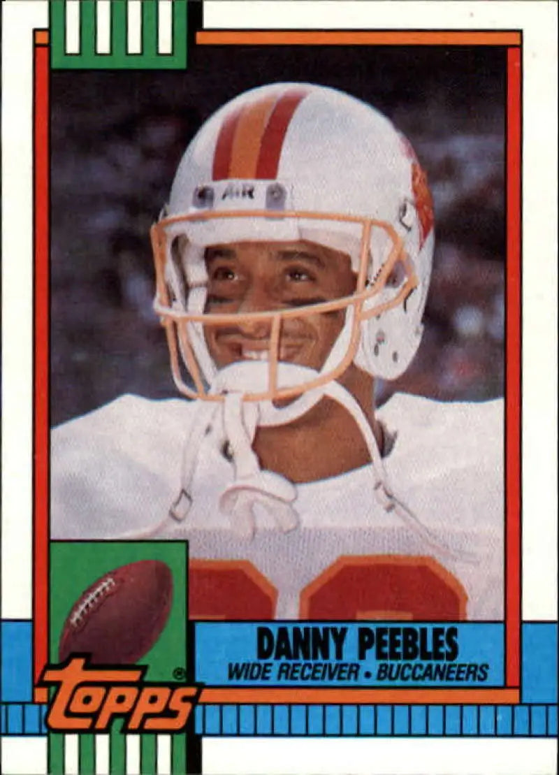 1990 Topps #401 Danny Peebles EX Excellent Tampa Bay Buccaneers Football Card - Football Card Single
