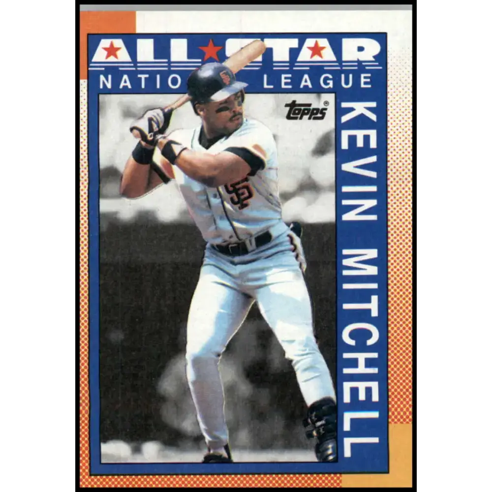 1990 Topps #401 Kevin Mitchell AS NM-MT San Francisco Giants Baseball Card - Baseball Card Single