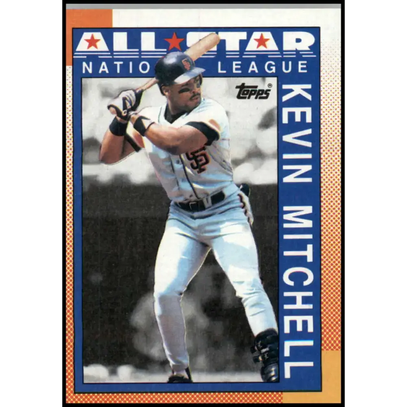 1990 Topps #401 Kevin Mitchell AS NM-MT San Francisco Giants Baseball Card - Baseball Card Single