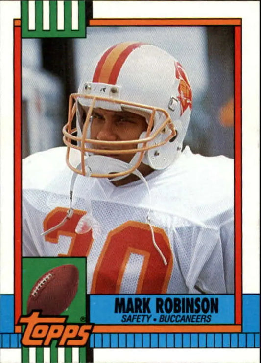 1990 Topps #402 Mark Robinson EX Excellent Tampa Bay Buccaneers Football Card