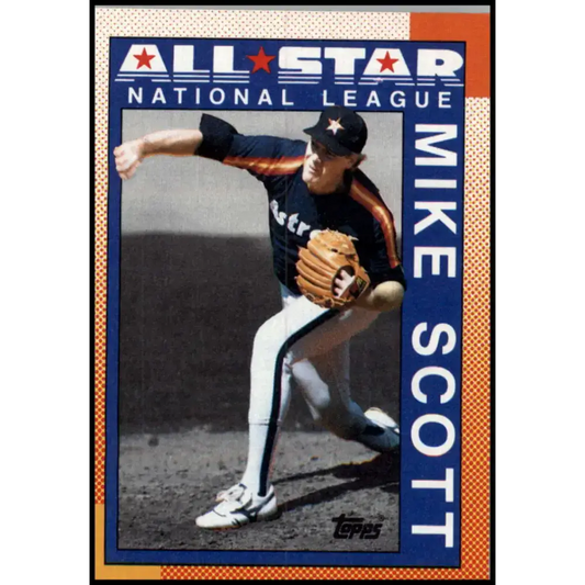 1990 Topps #405 Mike Scott AS NM-MT Houston Astros Baseball Card - Baseball Card Single
