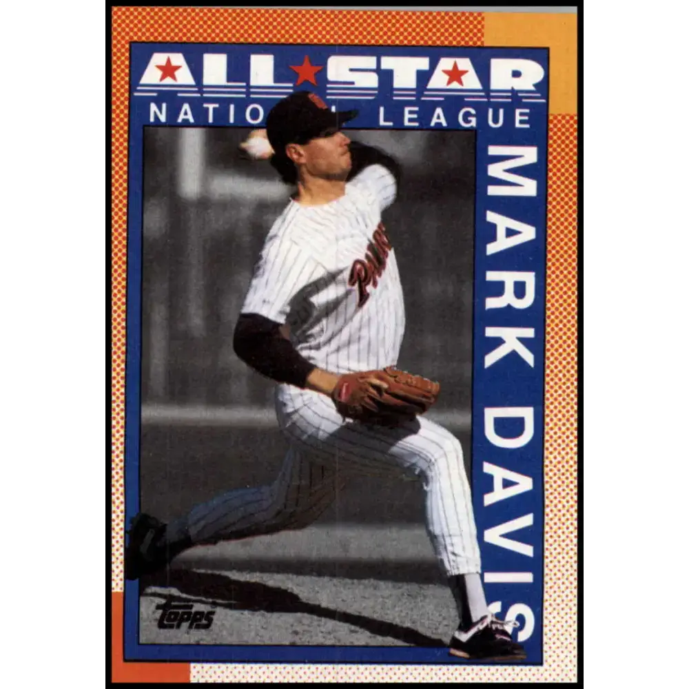 1990 Topps #407 Mark Davis AS NM-MT San Diego Padres Baseball Card - Baseball Card Single