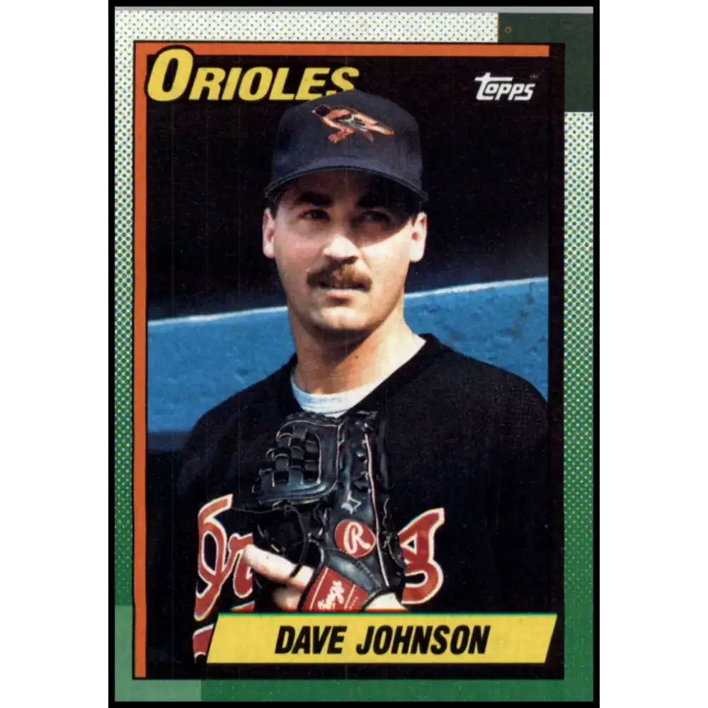 1990 Topps #416 Dave Johnson NM-MT RC Rookie Baltimore Orioles Baseball Card - Baseball Card Single