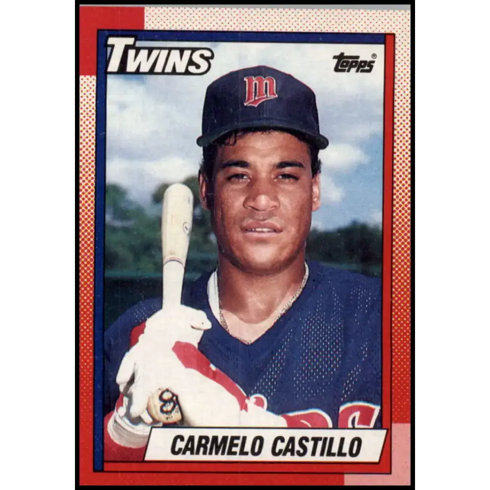 1990 Topps #427 Carmen Castillo NM-MT Minnesota Twins Baseball Card - Baseball Card Single
