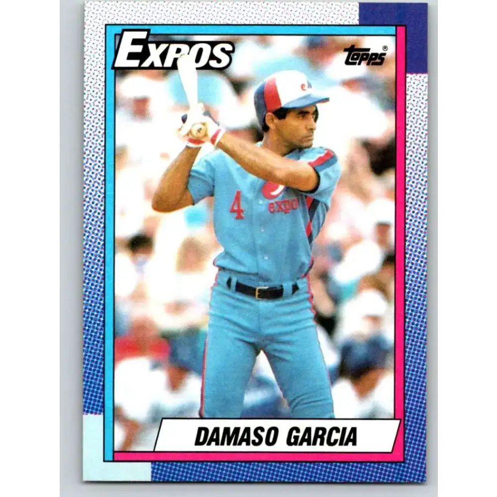 1990 Topps #432 Damaso Garcia NM-MT Montreal Expos Baseball Card - Baseball Card Single