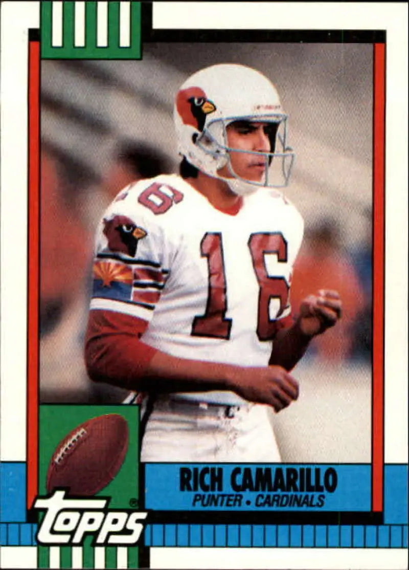 1990 Topps #436 Rich Camarillo EX Excellent Phoenix Cardinals Football Card - Football Card Single