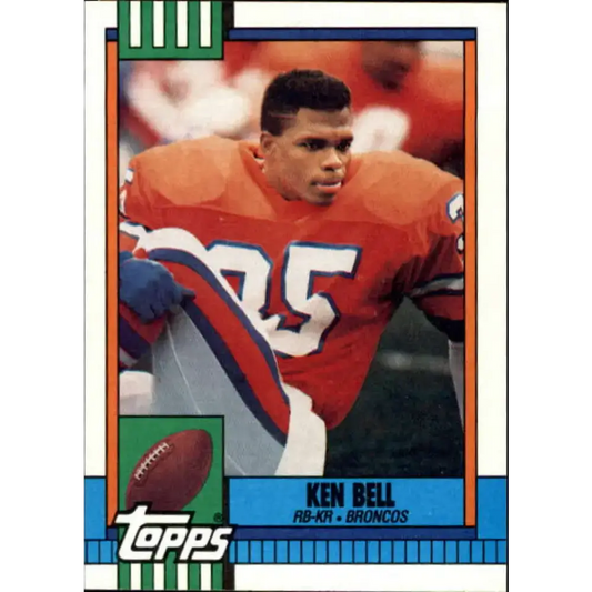 1990 Topps #44 Ken Bell EX Excellent Denver Broncos Football Card