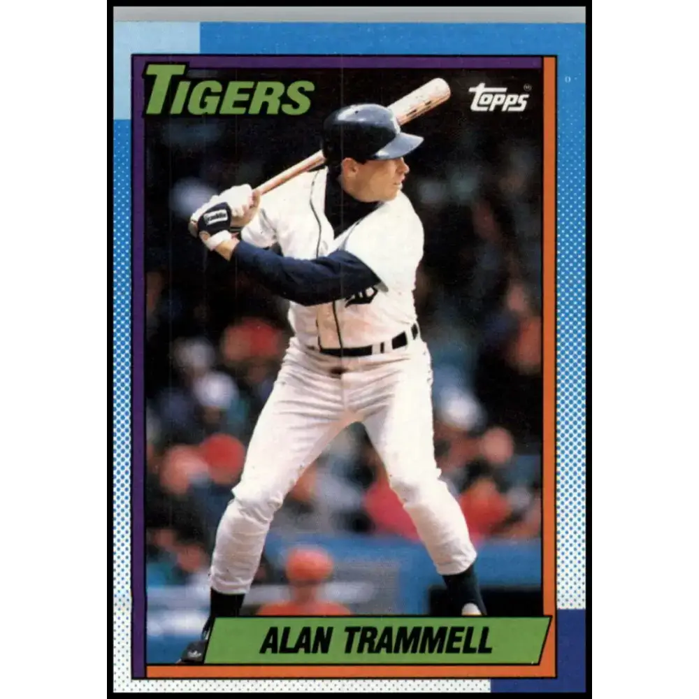 1990 Topps #440 Alan Trammell NM-MT Detroit Tigers Baseball Card - Baseball Card Single