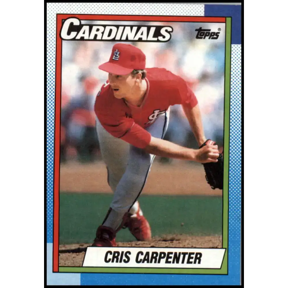 1990 Topps #443 Cris Carpenter NM-MT St. Louis Cardinals Baseball Card - Baseball Card Single