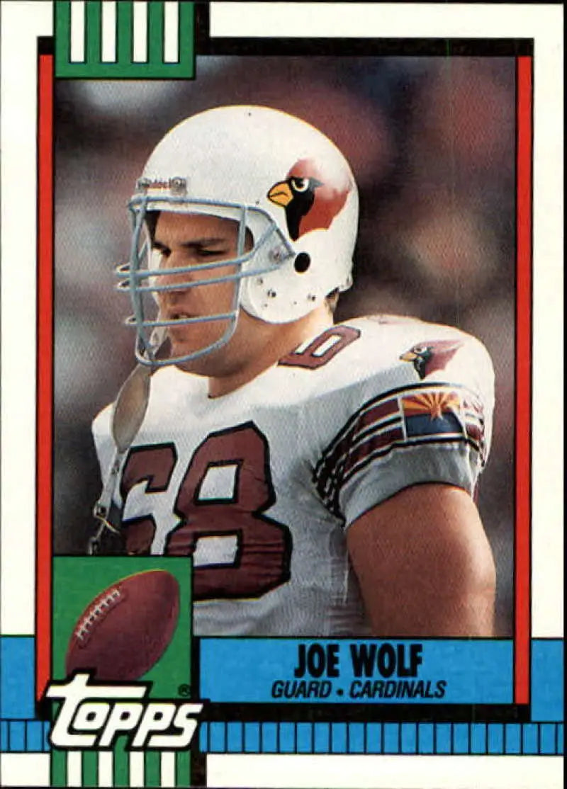 1990 Topps #443 Joe Wolf EX Excellent Phoenix Cardinals Football Card - Football Card Single