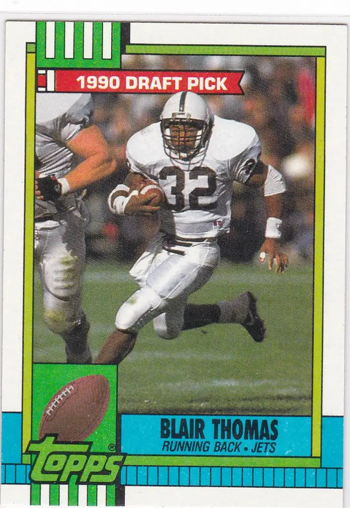 1990 Topps #448 Blair Thomas New York Jets - Football Card Single