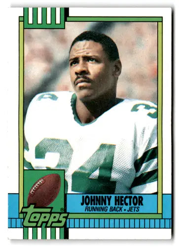 1990 Topps #454 Johnny Hector NM Near Mint NY Jets ID:73660 - Football Card Single