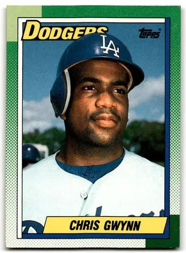 1990 Topps #456 Chris Gwynn EX/NM Dodgers ID:43467 - Baseball Card Single