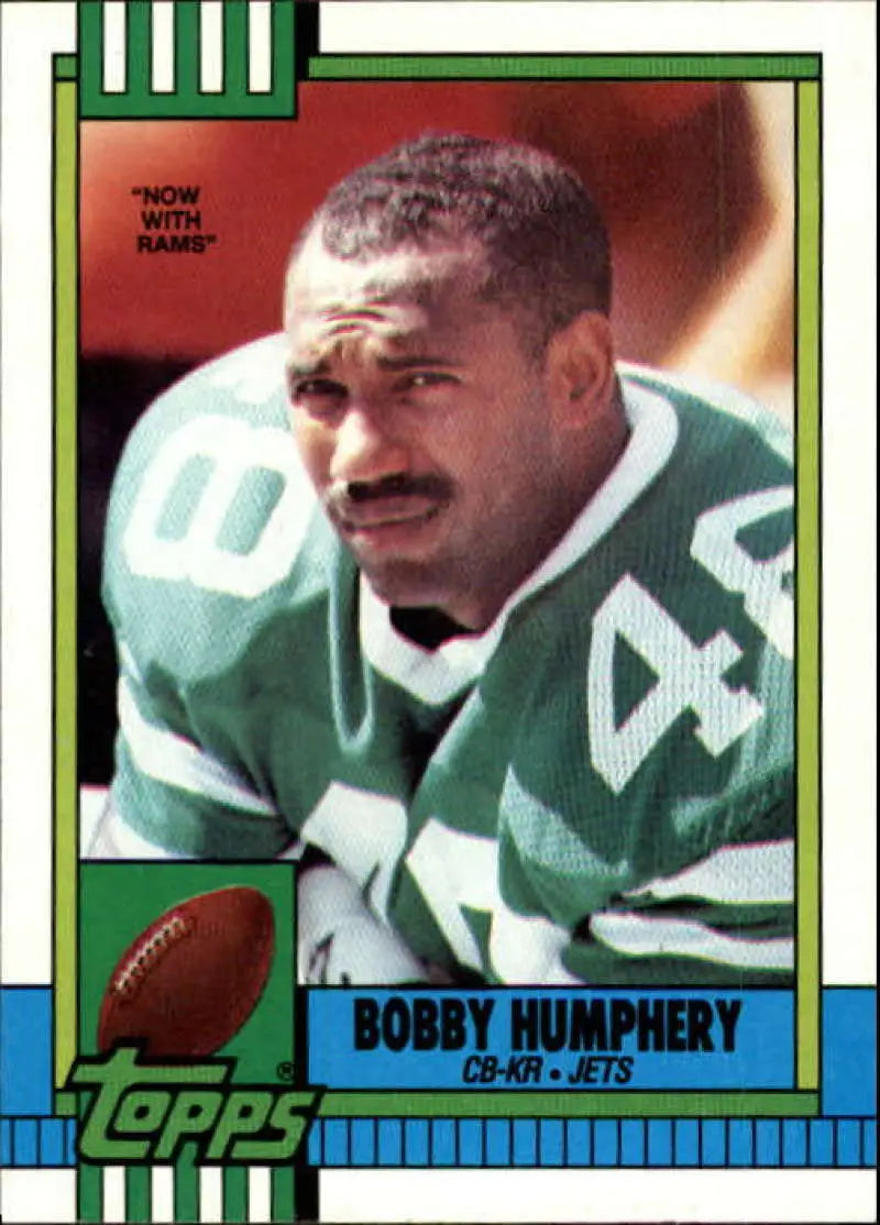 1990 Topps #461 Bobby Humphrey EX Excellent Los Angeles Rams Football Card - Football Card Single
