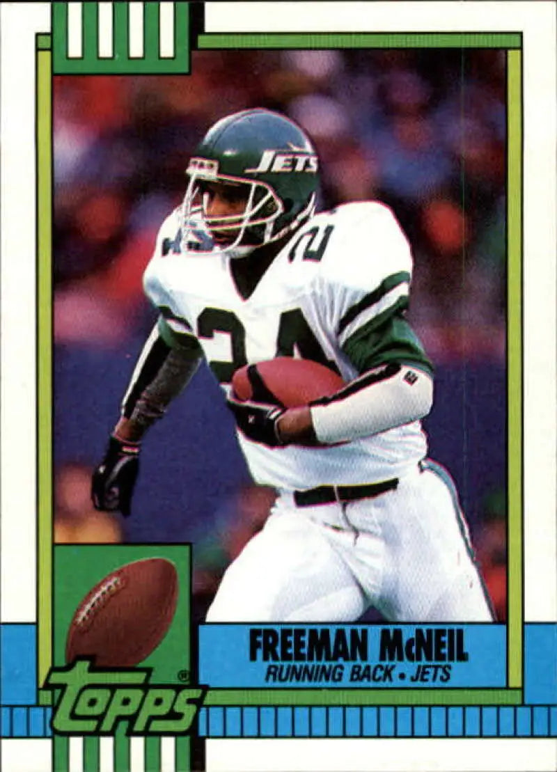 1990 Topps #464 Freeman McNeil EX Excellent New York Jets Football Card - Football Card Single