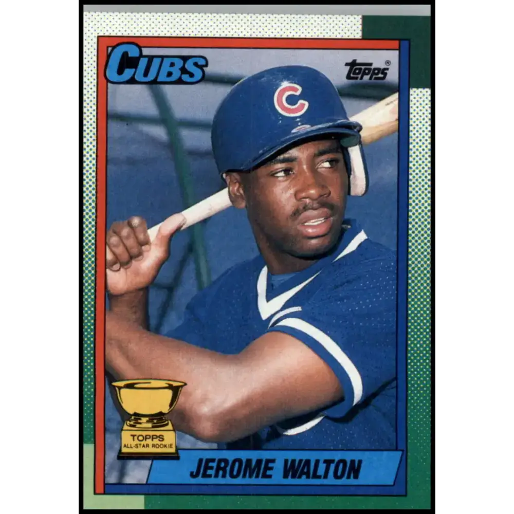 1990 Topps #464 Jerome Walton NM-MT Chicago Cubs Baseball Card - Baseball Card Single