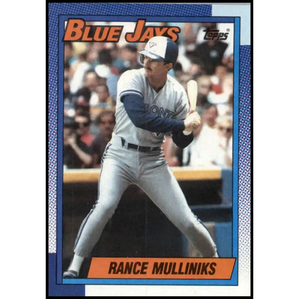 1990 Topps #466 Rance Mulliniks NM-MT Toronto Blue Jays Baseball Card - Baseball Card Single