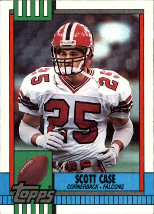 1990 Topps #466 Scott Case EX Excellent Atlanta Falcons Football Card