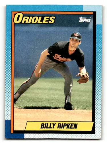 1990 Topps #468 Billy Ripken EX/NM Orioles ID:56516 - Baseball Card Single