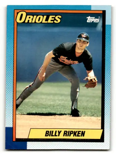 Billy Ripken baseball card 1990 Topps #468 original gloss Orioles Simply Sandoval