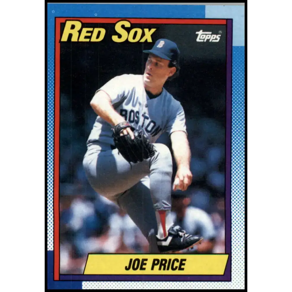 1990 Topps #473 Joe Price NM-MT Boston Red Sox Baseball Card - Baseball Card Single