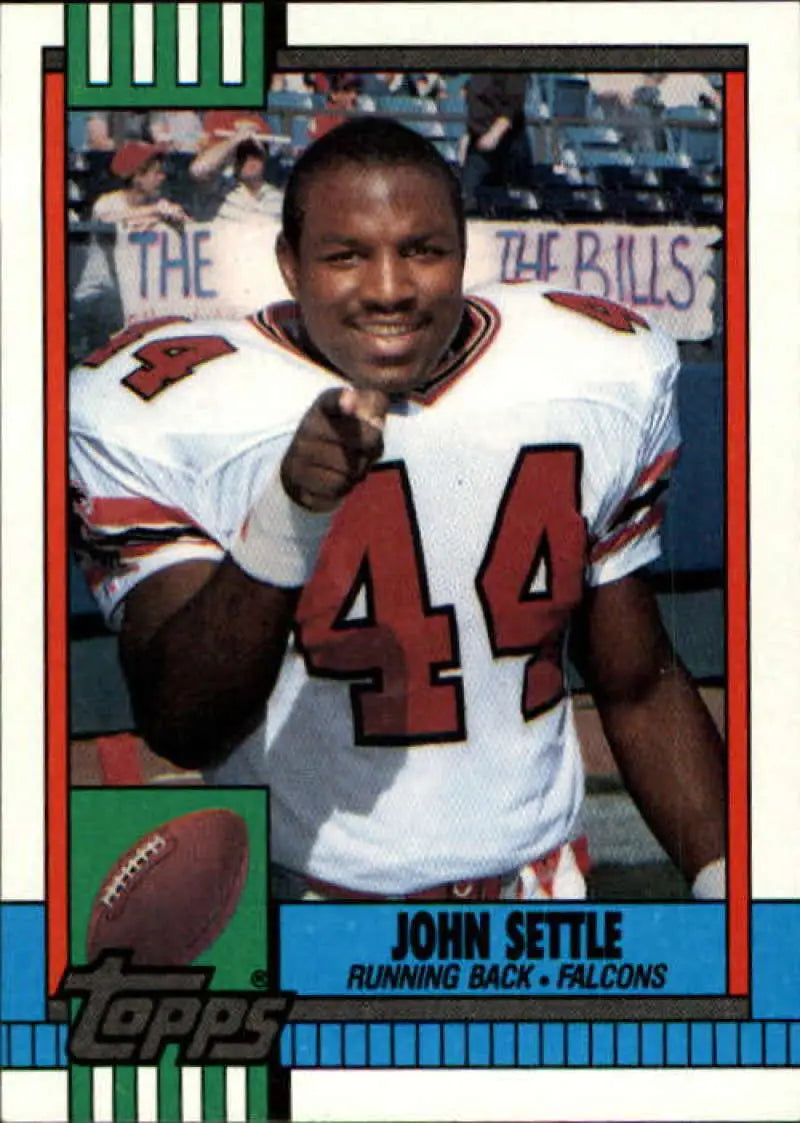 1990 Topps #473 John Settle EX Excellent Atlanta Falcons Football Card - Football Card Single