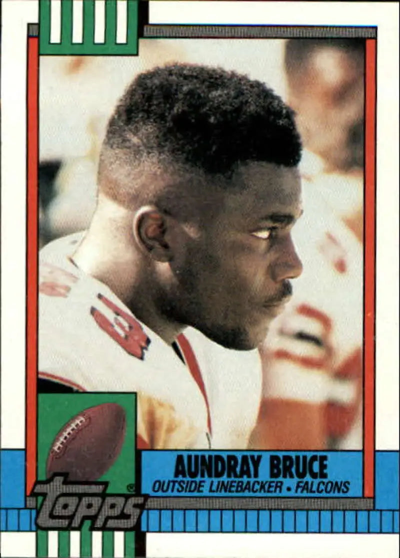 1990 Topps #474 Aundray Bruce EX Excellent Atlanta Falcons Football Card - Football Card Single