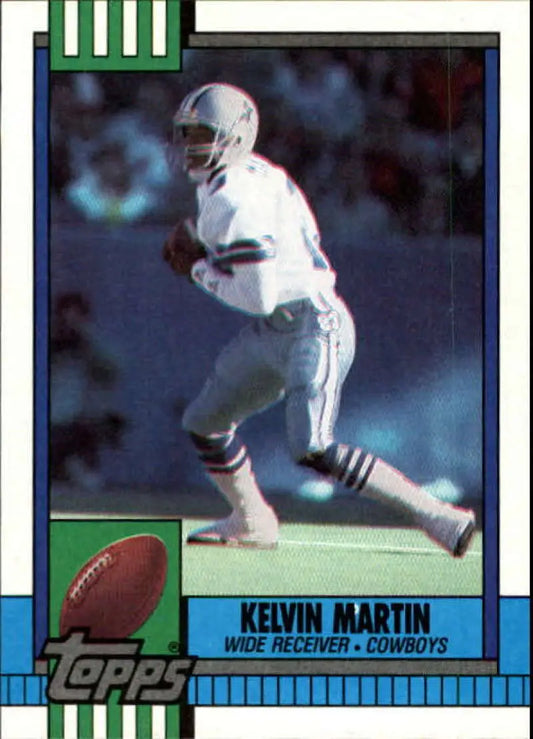 1990 Topps #487 Kelvin Martin EX Excellent RC Rookie Dallas Cowboys Football Card