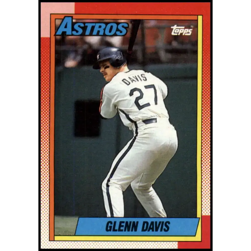 1990 Topps #50 Glenn Davis NM-MT Houston Astros Baseball Card - Baseball Card Single