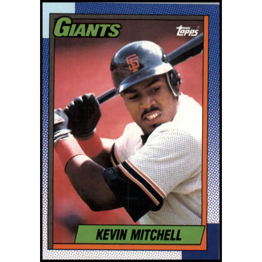 1990 Topps #500 Kevin Mitchell NM-MT San Francisco Giants Baseball Card - Baseball Card Single