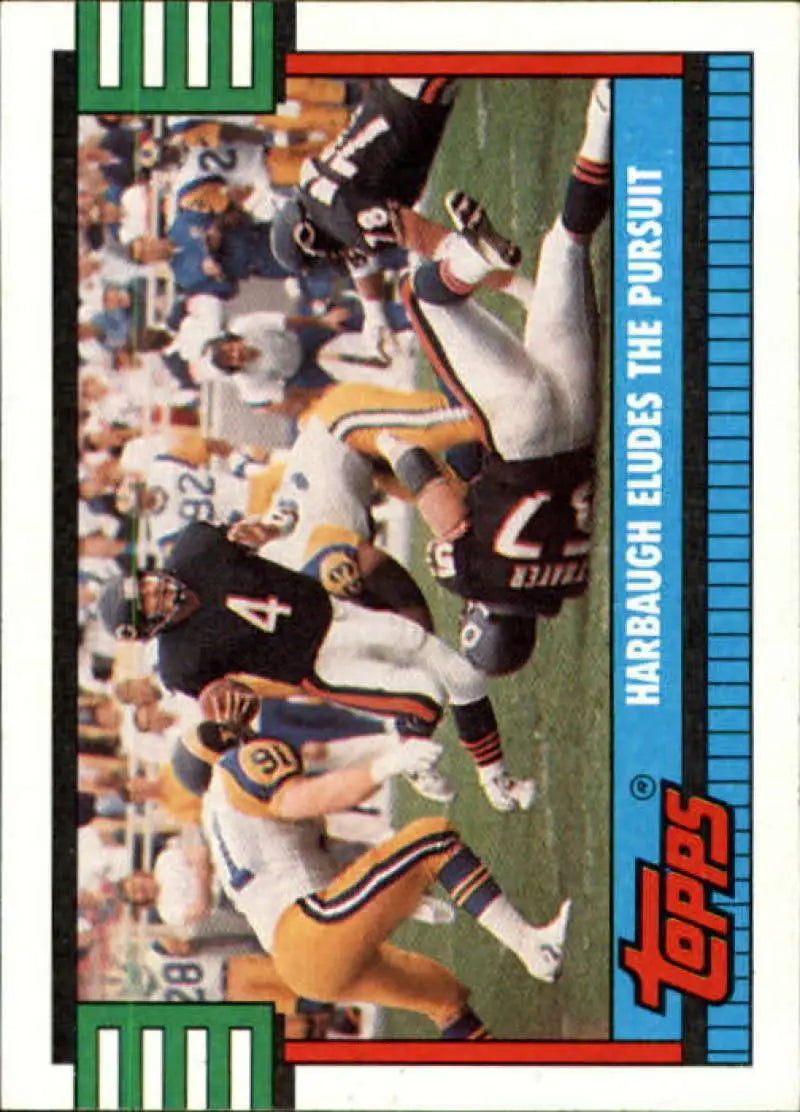 1990 Topps #501 Jim Harbaugh EX Excellent Chicago Bears Football Card - Football Card Single