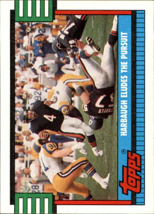 1990 Topps #501 Jim Harbaugh EX Excellent Chicago Bears Football Card