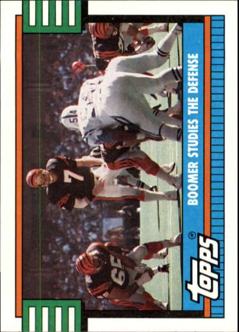 1990 Topps #502 Boomer Esiason EX Excellent Cincinnati Bengals Football Card - Football Card Single