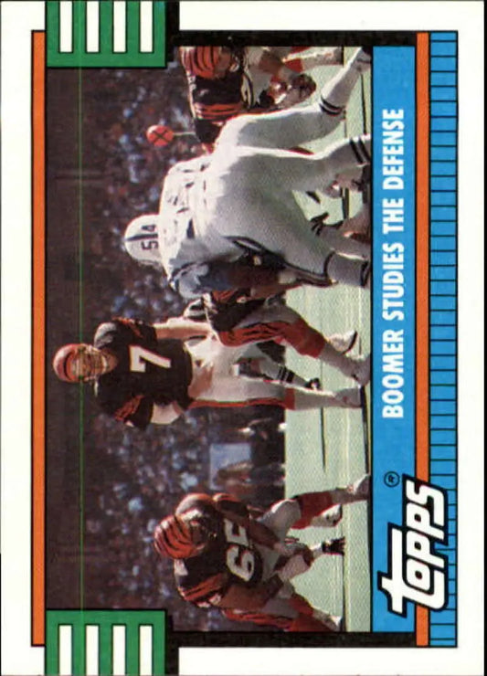 1990 Topps #502 Boomer Esiason EX Excellent Cincinnati Bengals Football Card