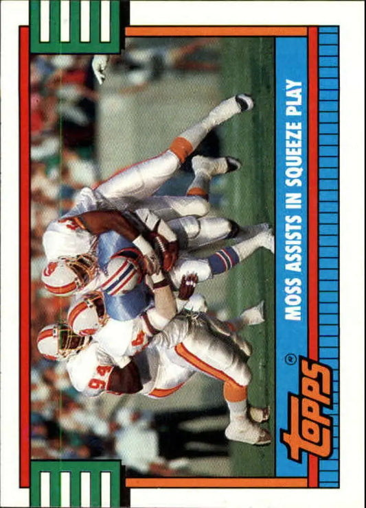 1990 Topps #506 Winston Moss EX Excellent Tampa Bay Buccaneers Football Card