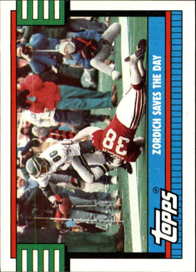 1990 Topps #507 Michael Zordich EX Excellent Phoenix Cardinals Football Card - Football Card Single