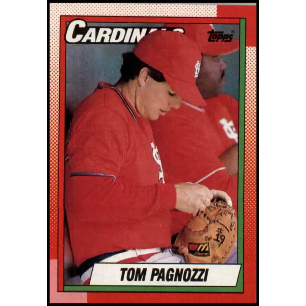 1990 Topps #509 Tom Pagnozzi NM-MT St. Louis Cardinals Baseball Card - Baseball Card Single