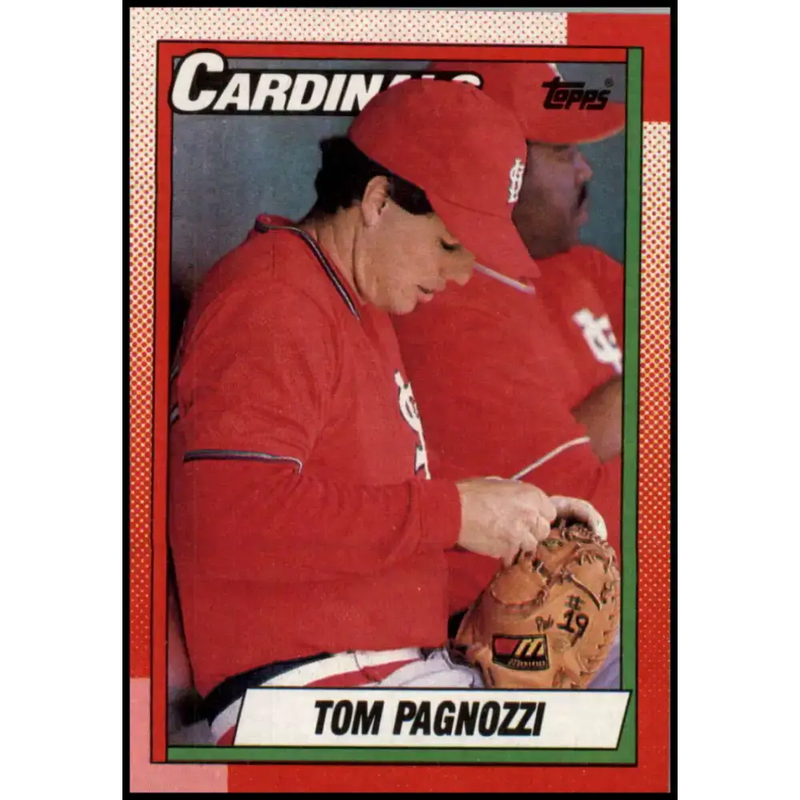 1990 Topps #509 Tom Pagnozzi NM-MT St. Louis Cardinals Baseball Card - Baseball Card Single
